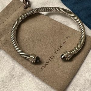 David Yurman | Classic Cable Bracelet in Black Onyx and Diamonds
